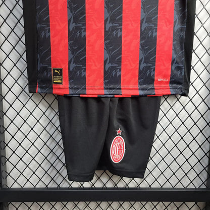 2025/2026 AC Milan Home Kit Kids Size