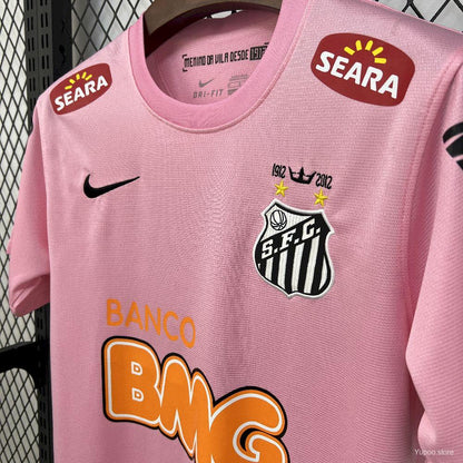2012 Retro Santos Home Jersey Pink Limited Jersey