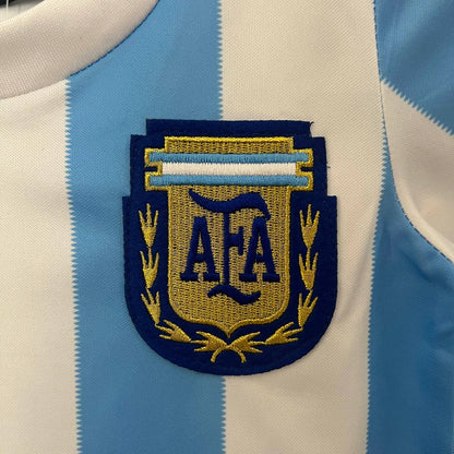 1986 Retro Argentina Home Kit Kids Size