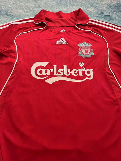 2006-2007 Retro Liverpool Home Jersey Long Sleeve
