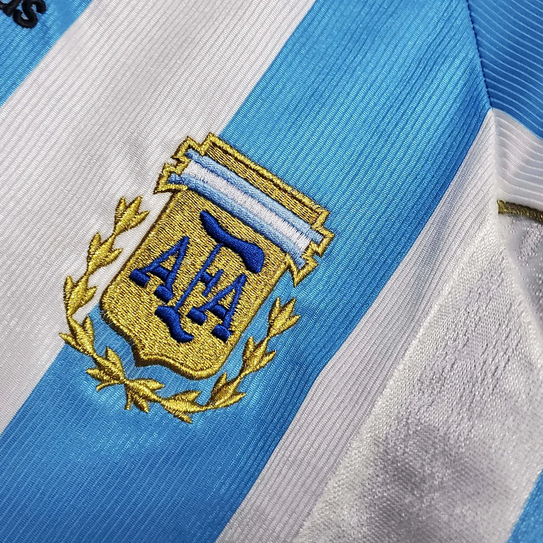 1998 Retro Argentina Home Jersey