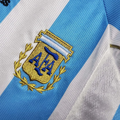1998 Retro Argentina Home Jersey