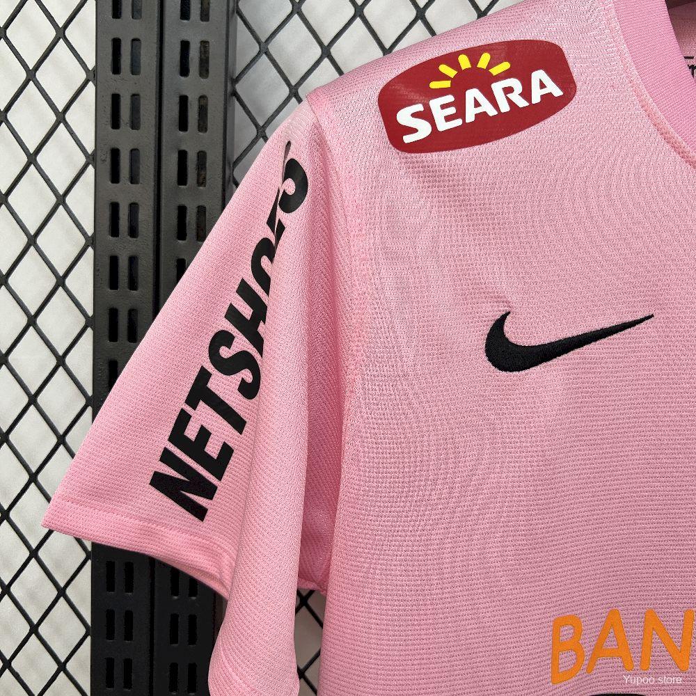 2012 Retro Santos Home Jersey Pink Limited Jersey