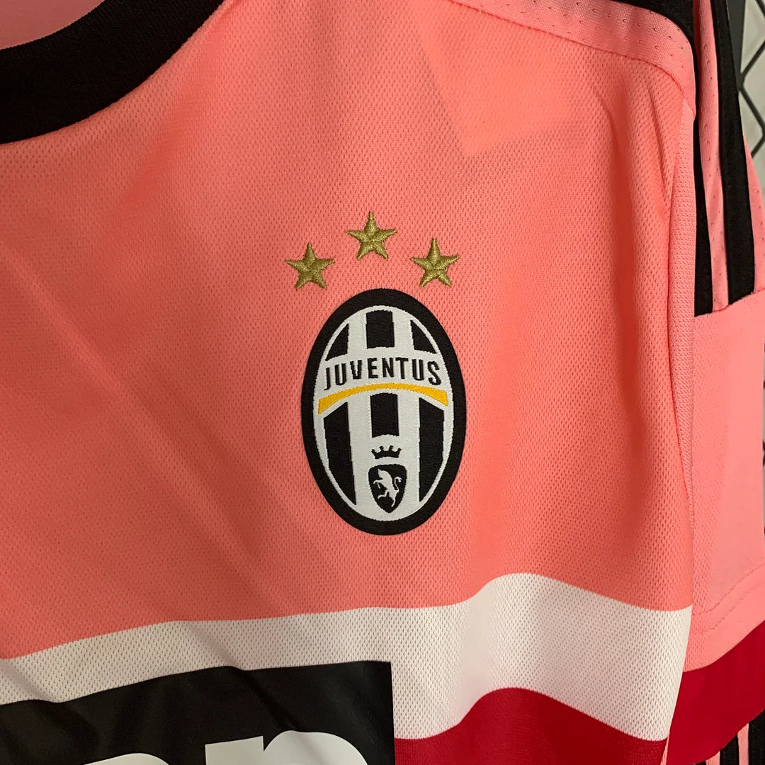 2015-2016 Juventus Retro Away Jersey Long Sleeve