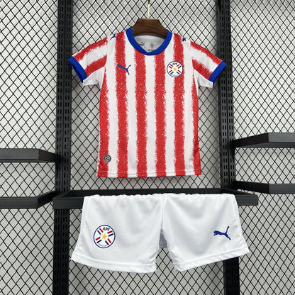 2026 Paraguay Home World Cup Kit Kids Size