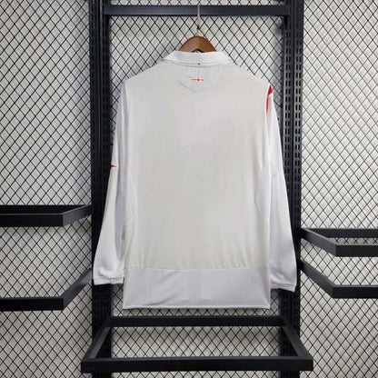2006 Retro England Home Jersey Long Sleeve