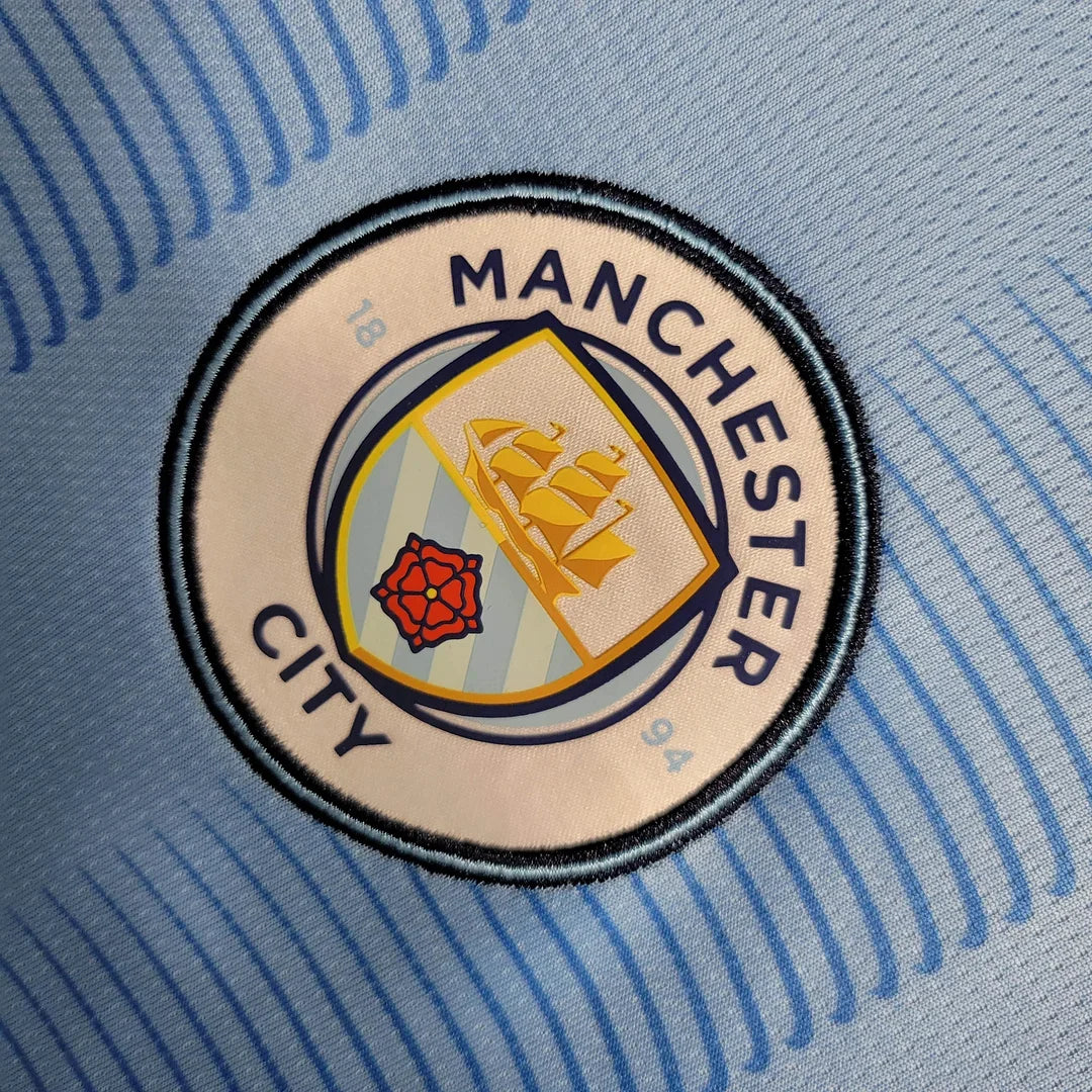 2023/2024 Manchester City Long Sleeve Home Kit