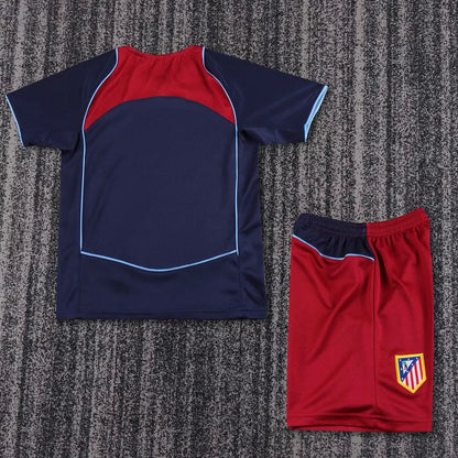 2004/2005 Retro Atletico Madrid Away Kit Kids Size