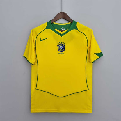 2004 Retro Brazil Home Jersey