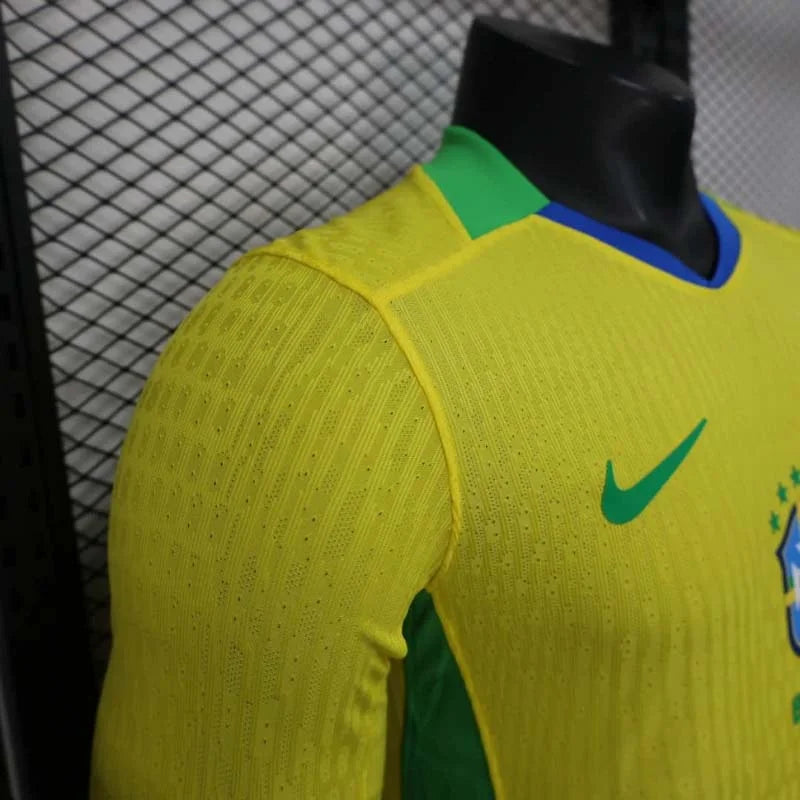 2025 Brazil Home Jersey Long Sleeve