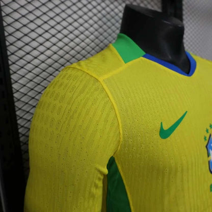 2025 Brazil Home Jersey Long Sleeve