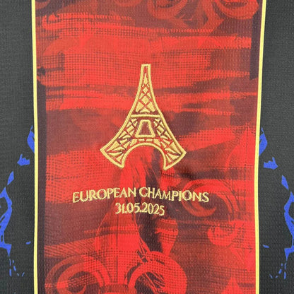 PSG Paris Saint-Germain "CAMPEONES DE EUROPA" Blue Limited Jersey