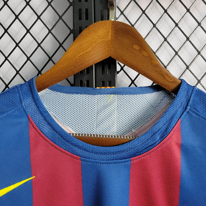 2005/2006 Retro Barcelona Home UEFA Champions League Jersey