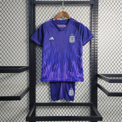 Argentina 2022 Away Jersey Kids Size