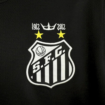 2012 Retro Santos Home Jersey Black Limited Jersey