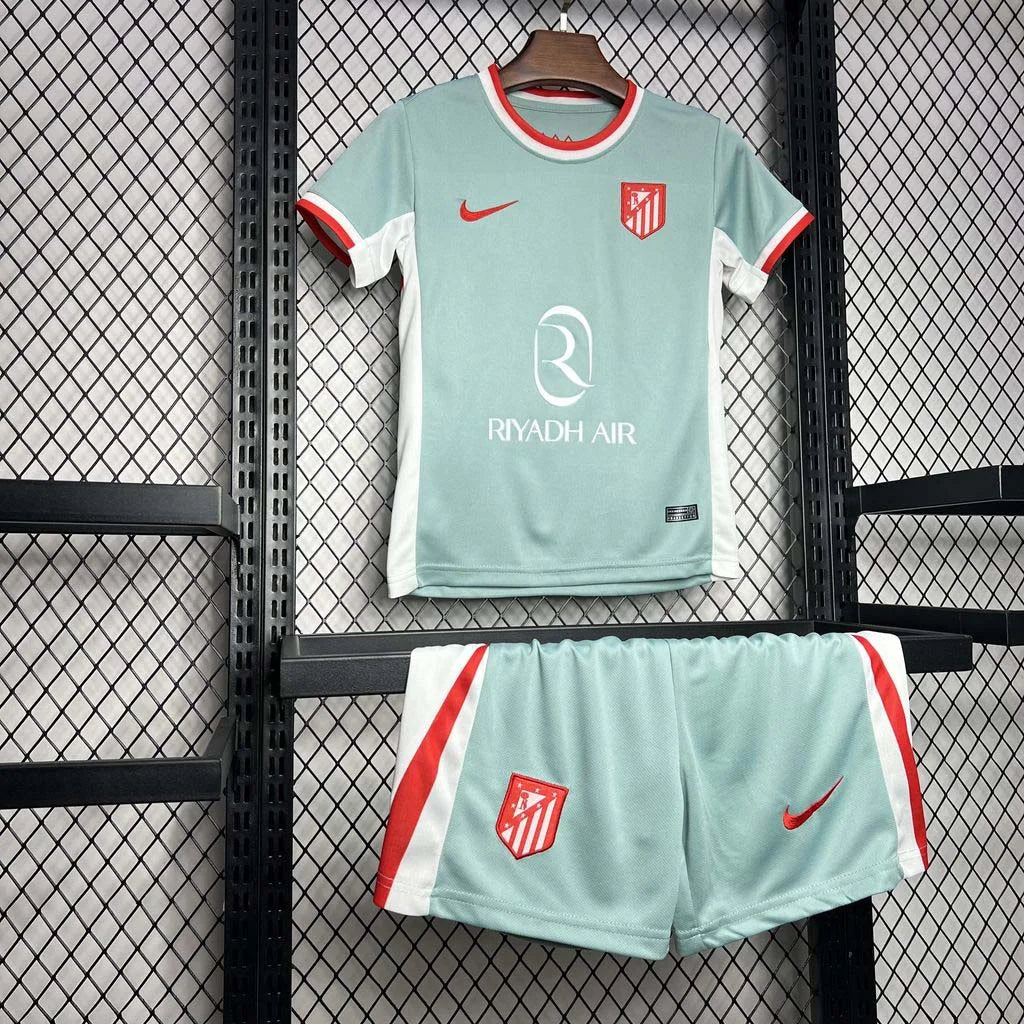 2024-2025 Atletico Madrid Away Kit Kids Size