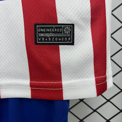 2025/2026 Atletico Madrid Home Kit Kids Size