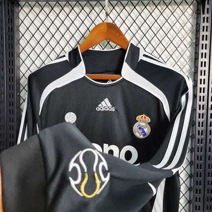 2006/2007 Retro Real Madrid Away Jersey Long Sleeve