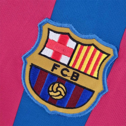 2005-2006 Retro Barcelona Home Jersey Long Sleeve