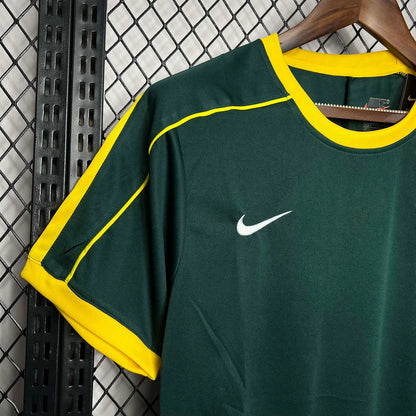 1998 Retro Brazil Goalkeeper Home Jersey