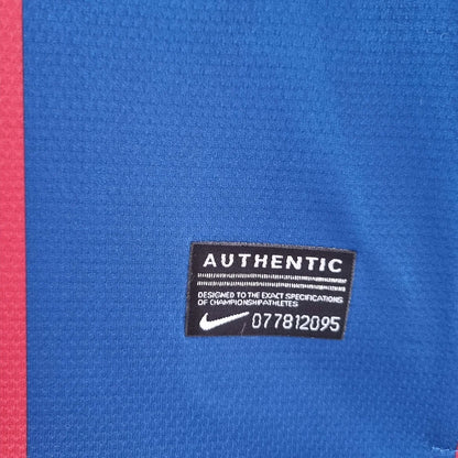 2010-2011 Retro Barcelona Home Jersey Long Sleeve