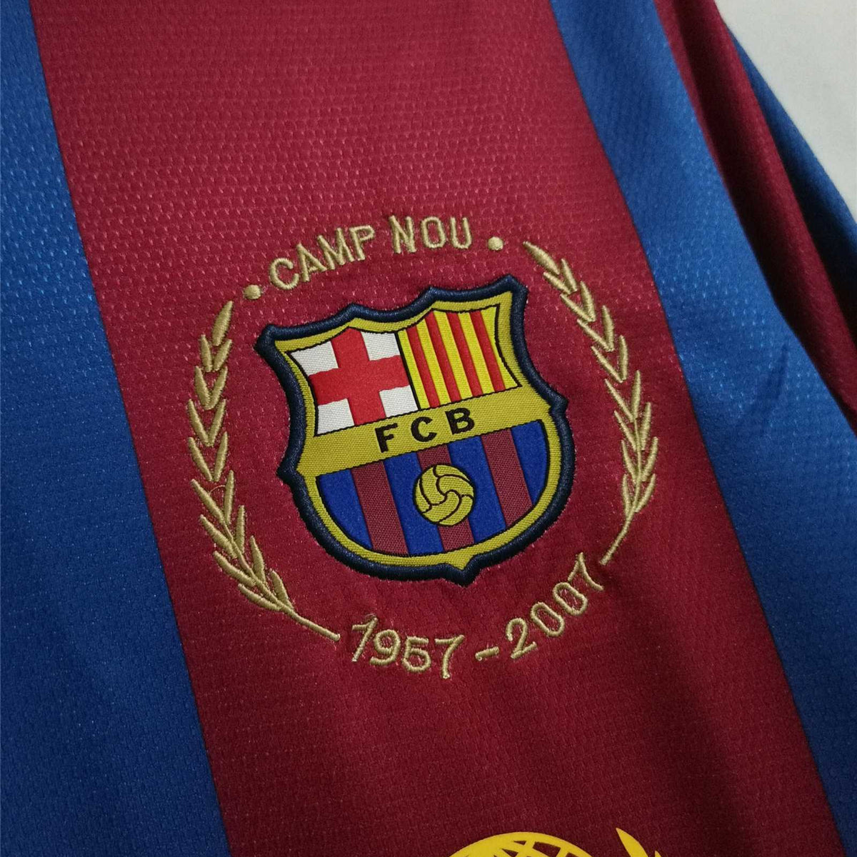 2007-2008 Retro Barcelona Home Long Sleeve