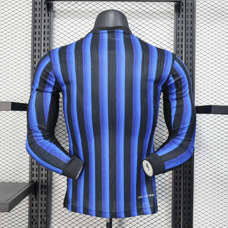 2025-2026 Inter Milan Home Long Sleeve