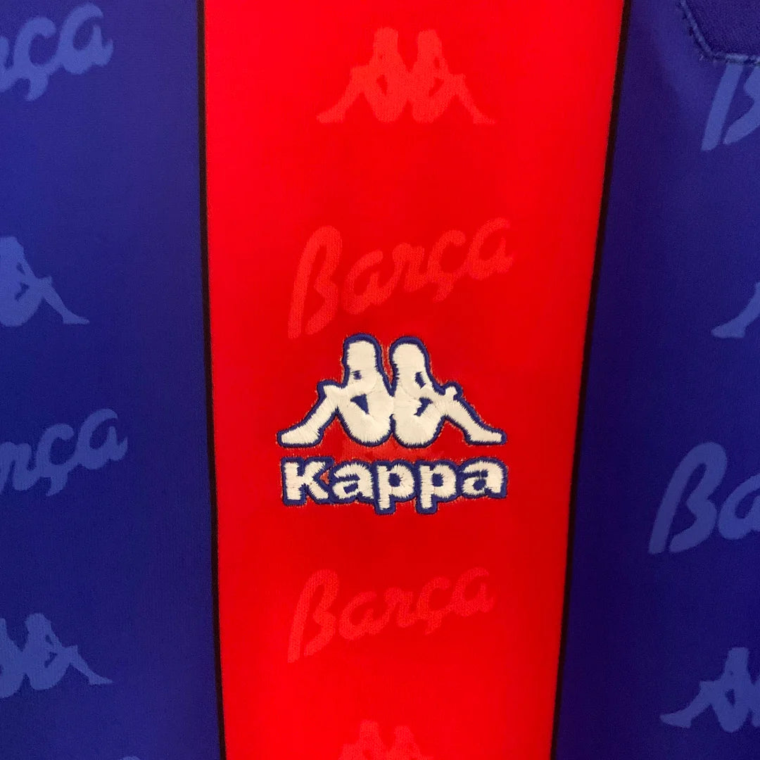 1995-1997 Retro Barcelona Home Jersey Long Sleeve