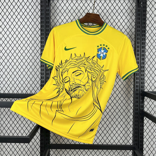 Brazil “Cristo Canarinho” Limited Jersey