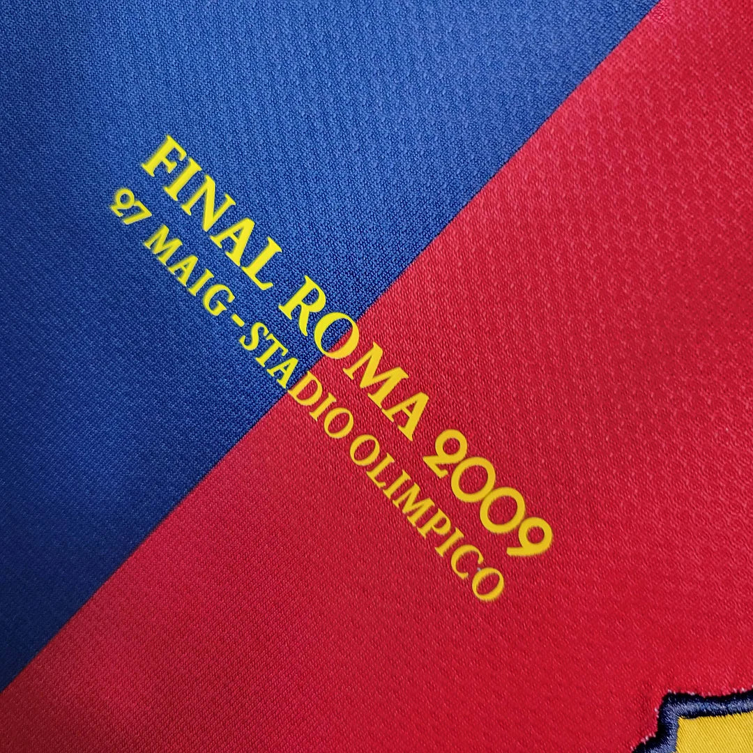 Barcelona Retro Home 2008/2009 UCL Final Kit
