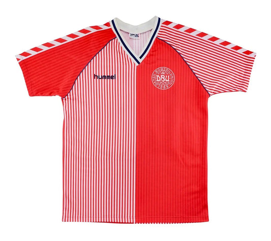 1986 Retro Denmark Home Jersey