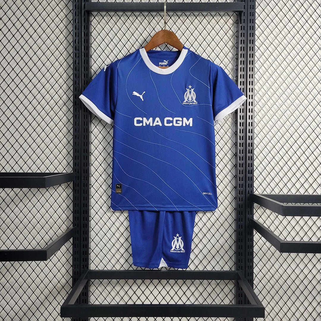 2023/2024 Olympique de Marseille Away Kit Kids Size