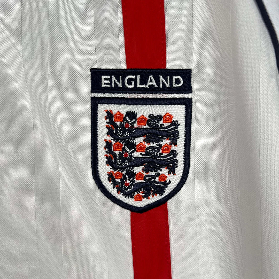2002 Retro England Home Jersey