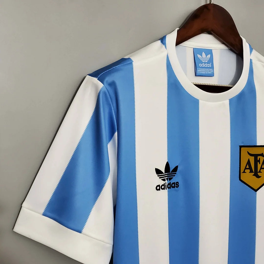 1978 Retro Argentina Home Jersey