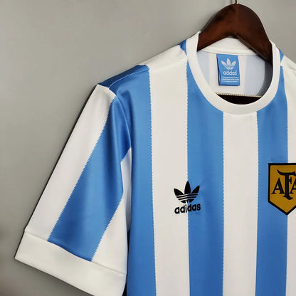 1978 Retro Argentina Home Jersey