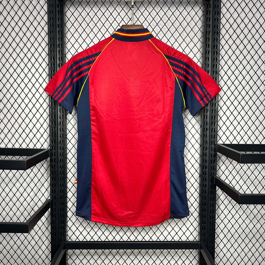 1998 Retro Spain Home Jersey
