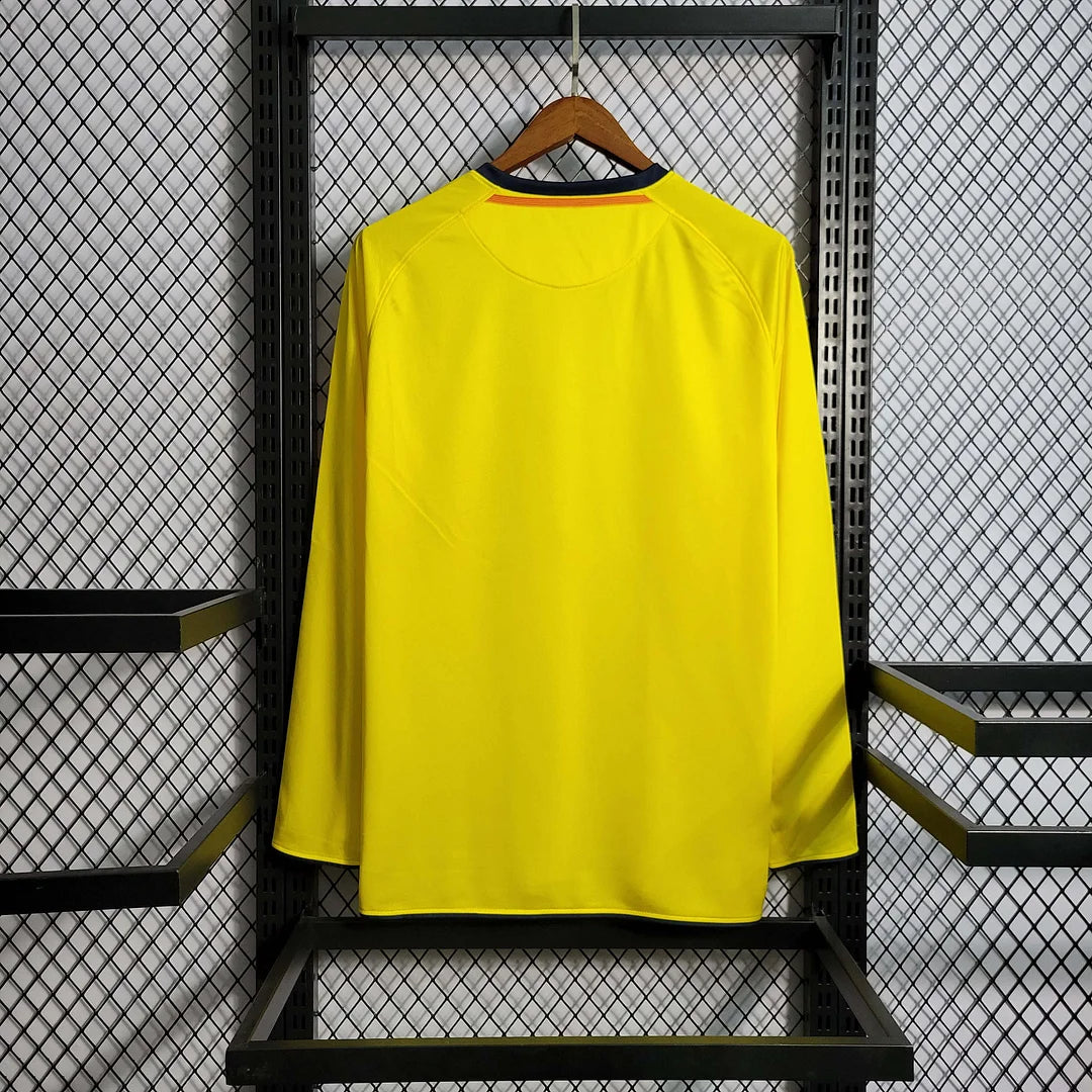 2008-2009 Retro Barcelona Away Jersey Long Sleeve