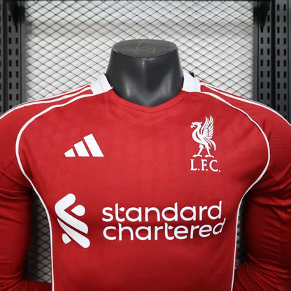 25/26 Liverpool Home Long Sleeve