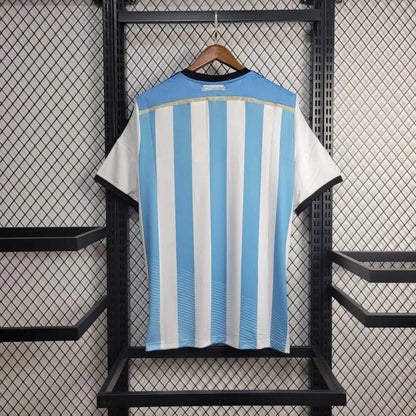 2014 Retro Argentina Home Jersey