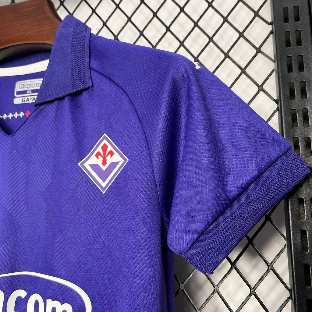 24/25 Fiorentina Home Kit Kids Size