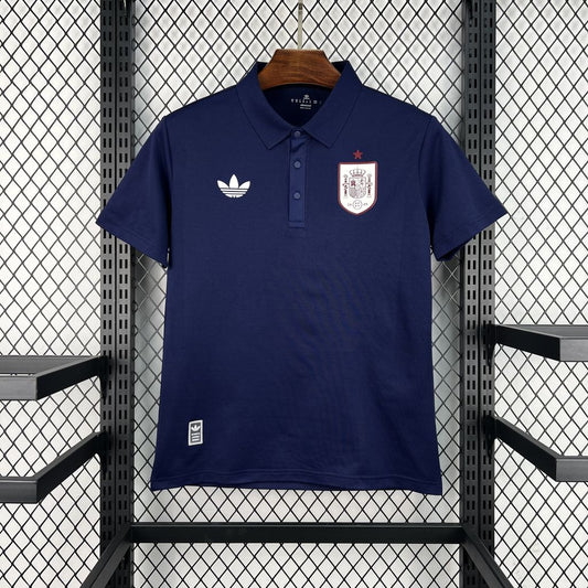 2026 Spain Dark Blue Polo