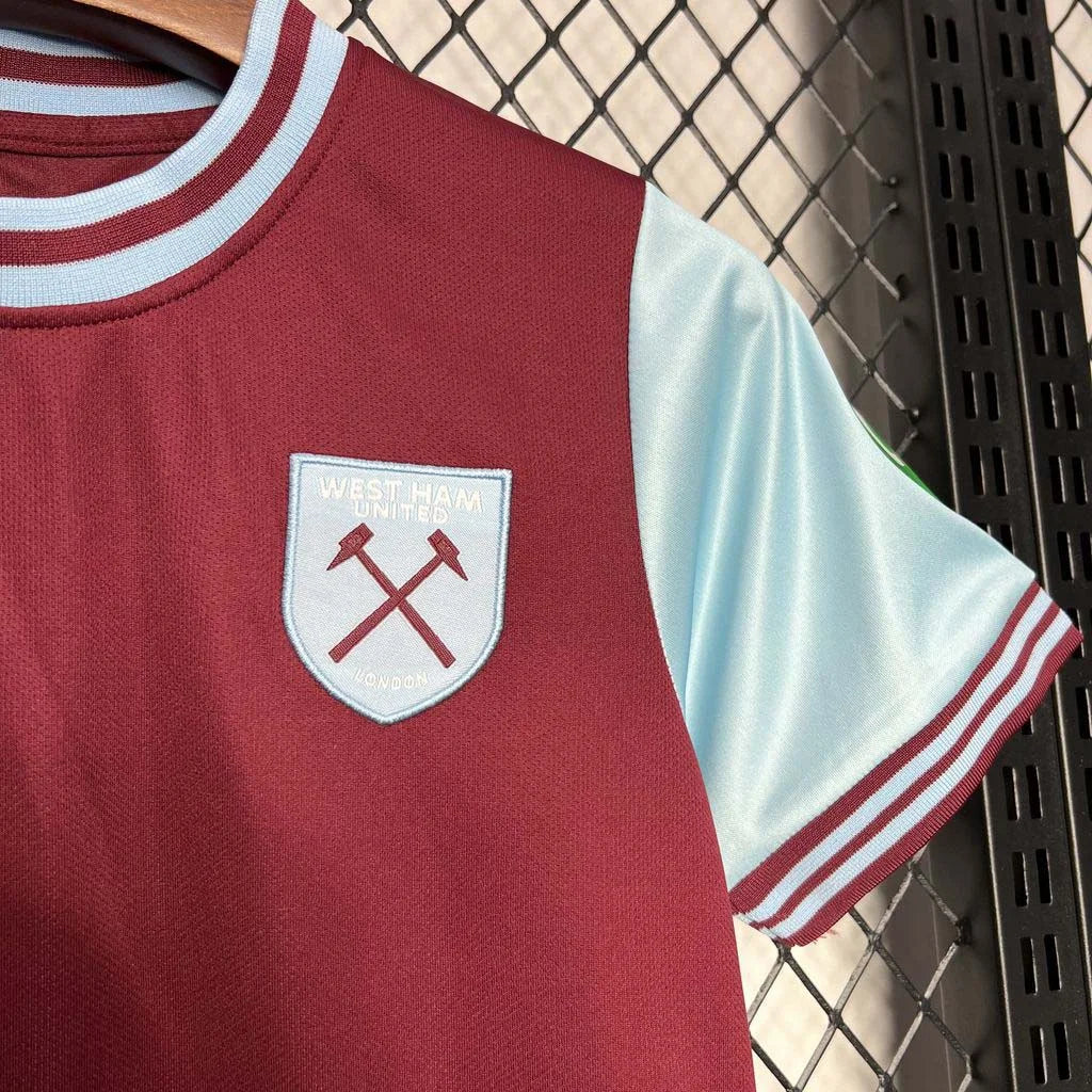 2024-2025 West Ham United Home Kit Kids Size