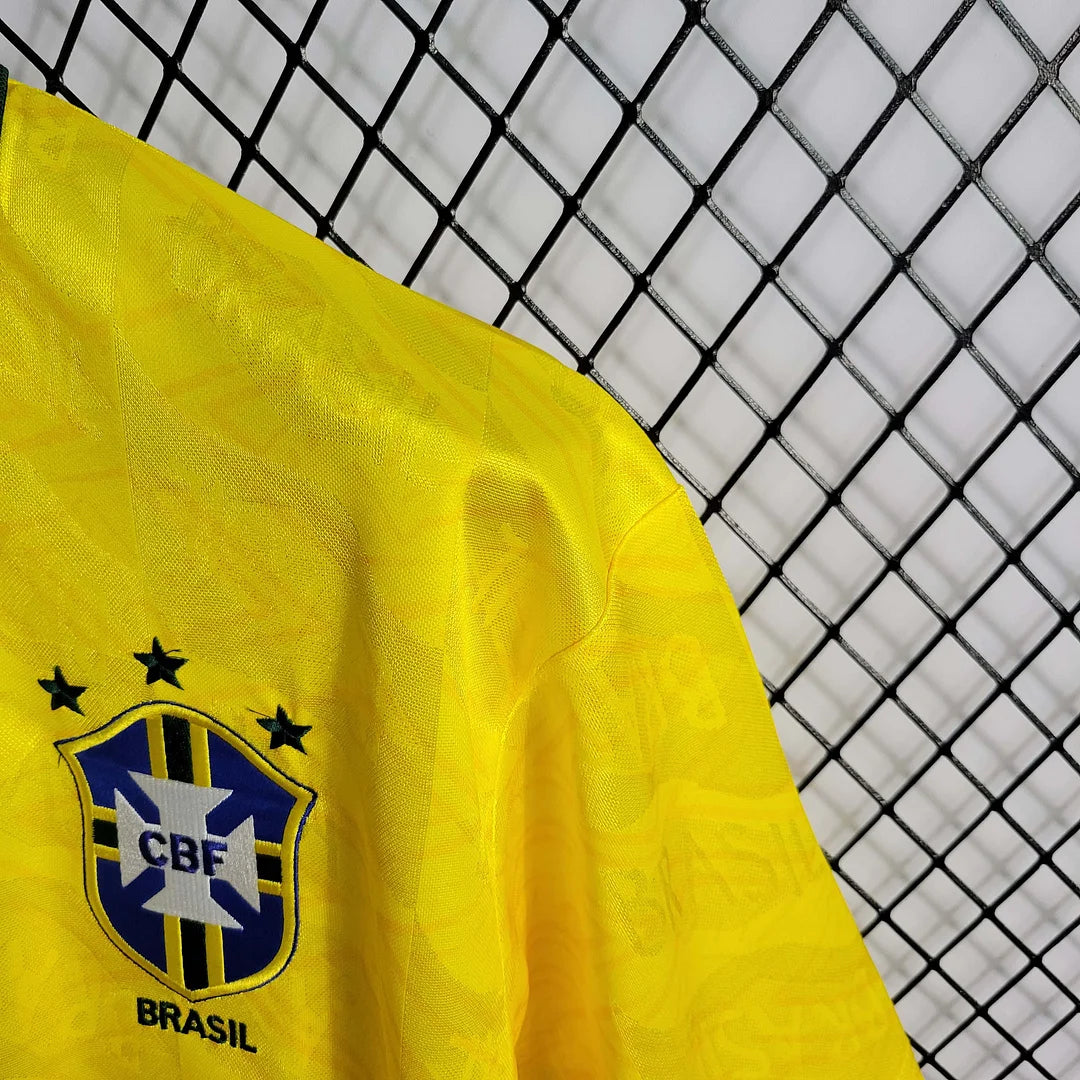 1991-1993 Retro Brazil Home Jersey