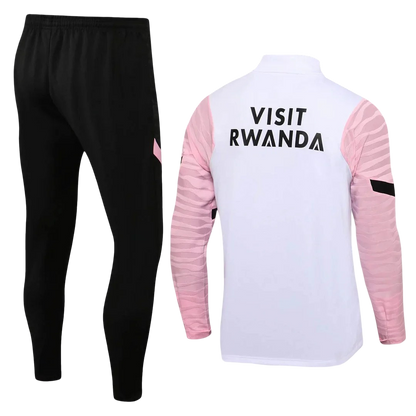 Psg Paris Saint-Germain White and Pink X Black Tracksuit