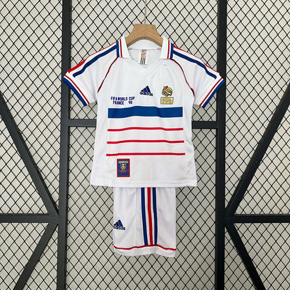 1998 Retro France Away Kit Kids Size