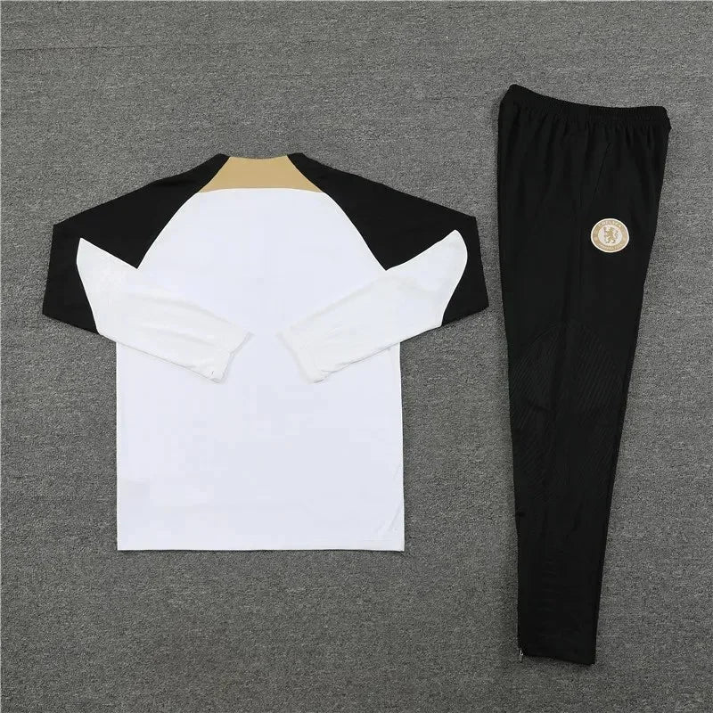 Chelsea White and Black Tracksuit