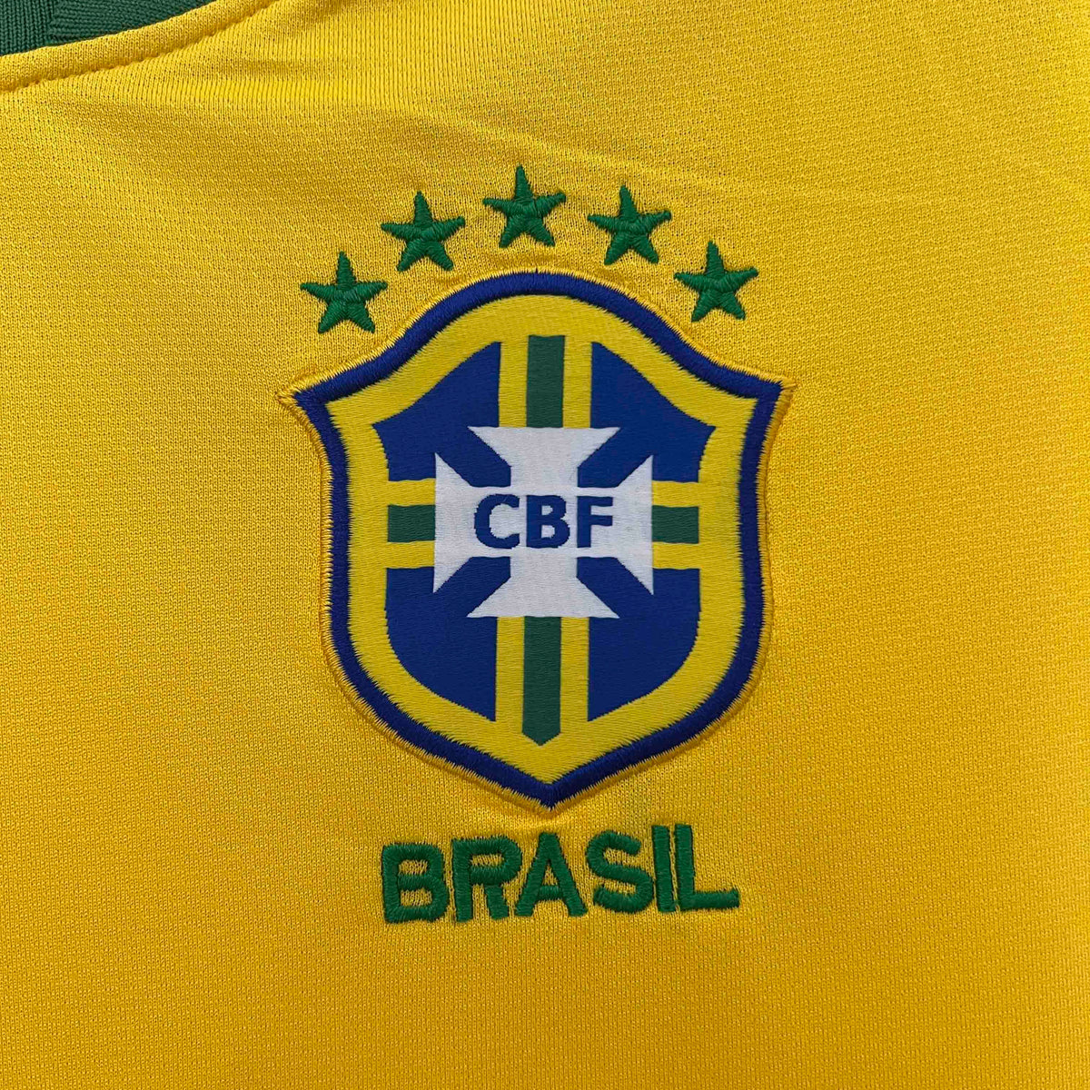 2010 Retro Brazil Home Jersey