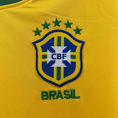 2010 Retro Brazil Home Jersey