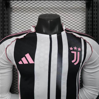 2025/2026 Juventus Home Kit Long Sleeve