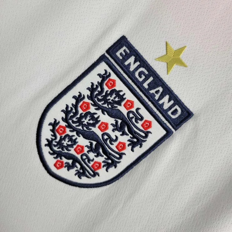2006 Retro England Home Jersey Long Sleeve